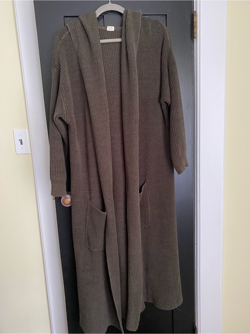Goumi oversized/drapey duster cardigan
